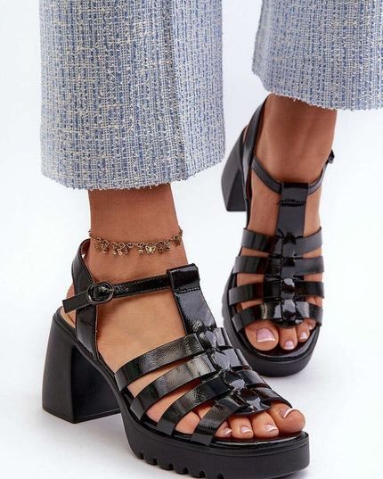 Heel sandals model 211947