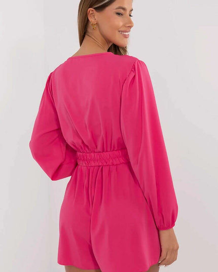 Beige Short Jumpsuit for Women Model 212059 Elegant Attire