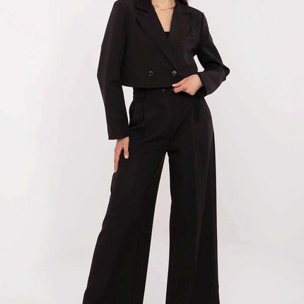 Pink Women Short Blazer And Trousers Set Model 212269