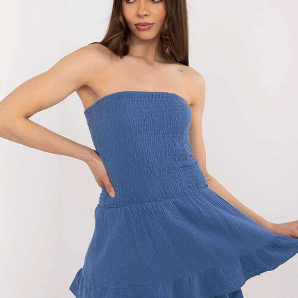 Blue Sleeveless Jumpsuit for Women Model 212516 Casual