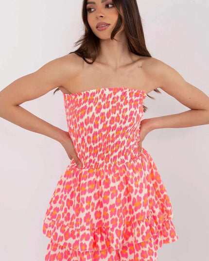 Pink Cotton Jumpsuit Model 212517 for Women Everyday Wear