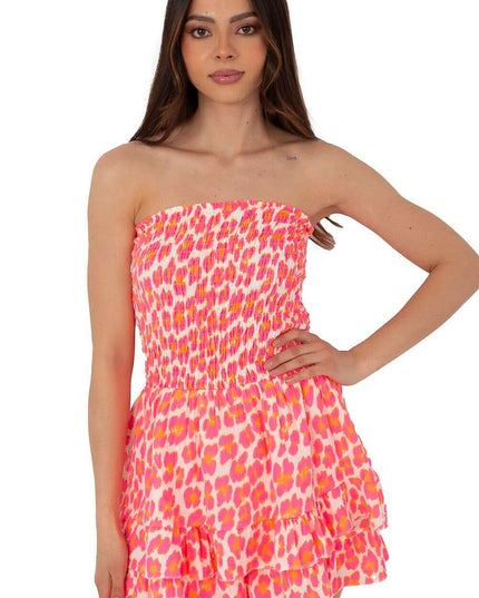 Pink Cotton Jumpsuit Model 212517 for Women Everyday Wear