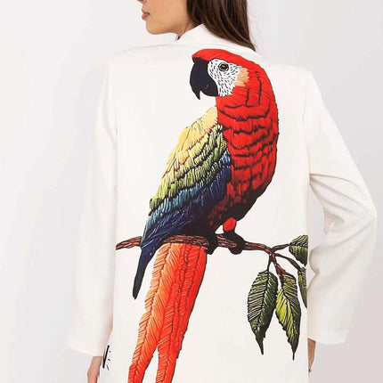 Beige Ladies Blazer 212532 Lightweight Drapey Jacket