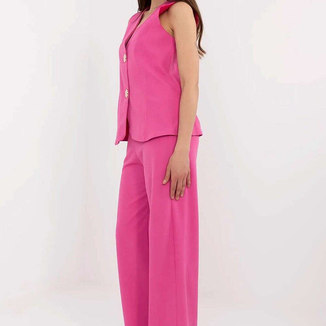 Pink Vest and Pants Set Model 212537 for Formal Wear