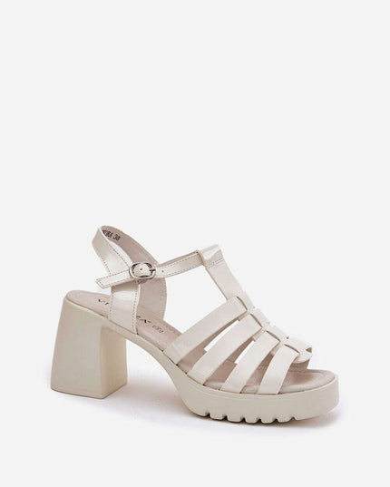 Heel sandals model 212575