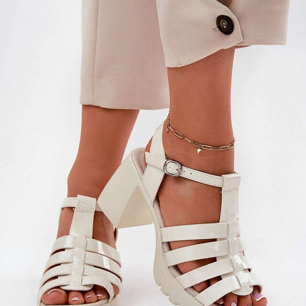 Heel sandals model 212575