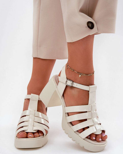 Heel sandals model 212575