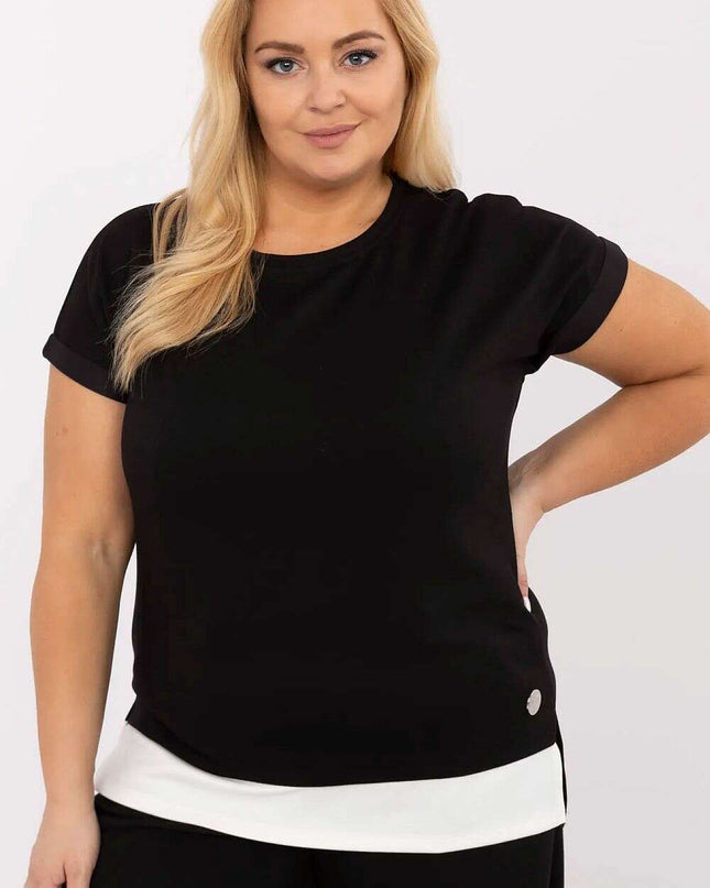 Plus size blouse model 212675