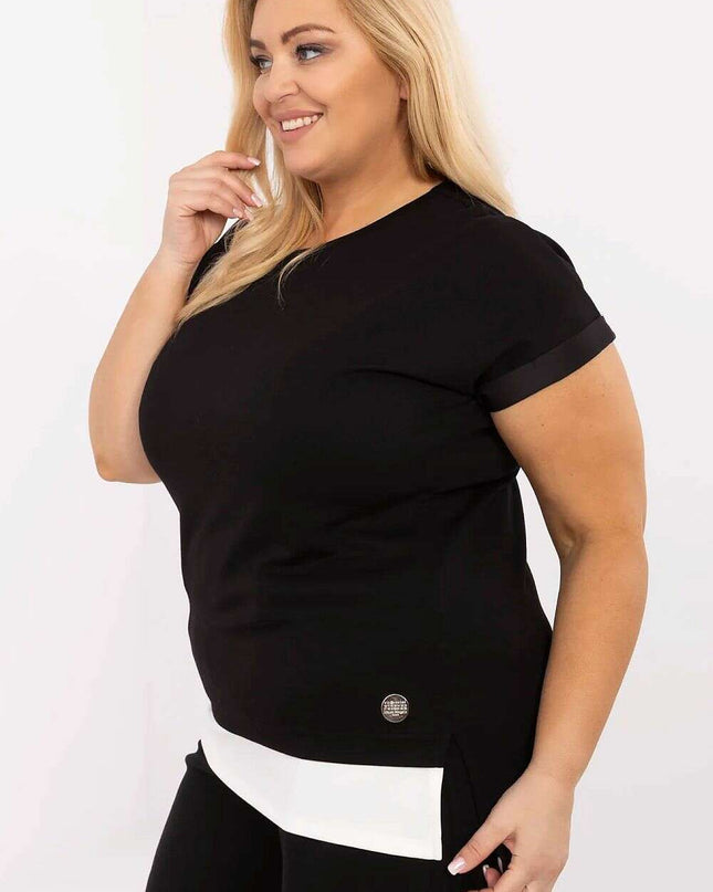 Plus size blouse model 212675
