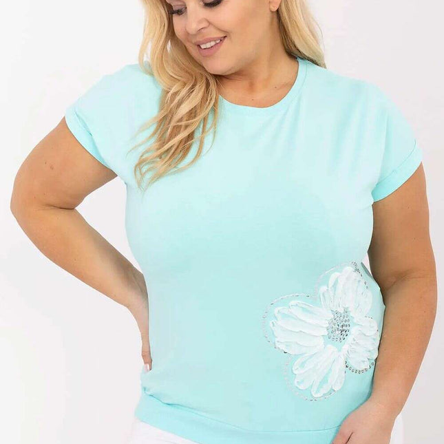 Plus size blouse model 212676