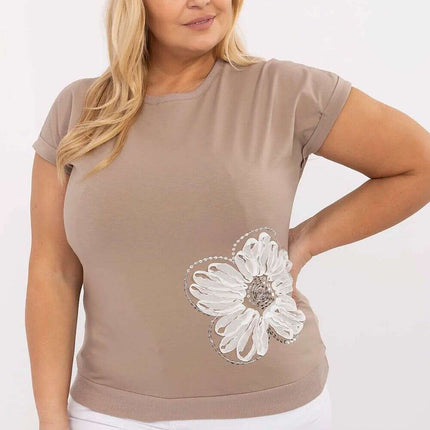 Plus size blouse model 212677