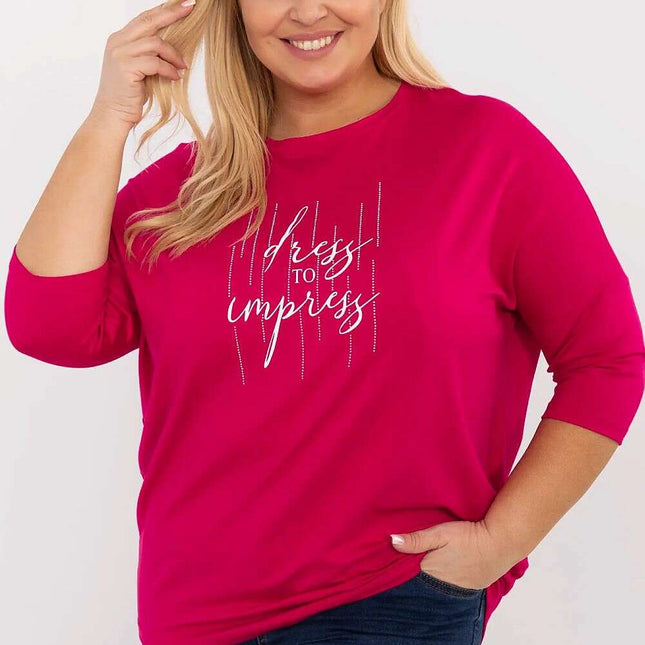 Plus size blouse model 212680