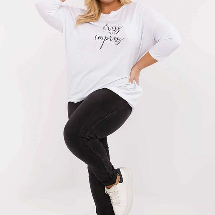 Plus size blouse model 212683