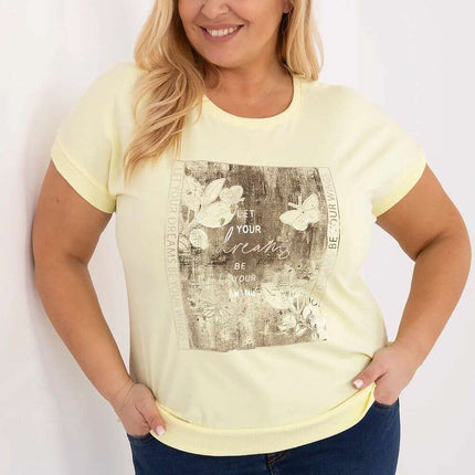 Plus size blouse model 212687