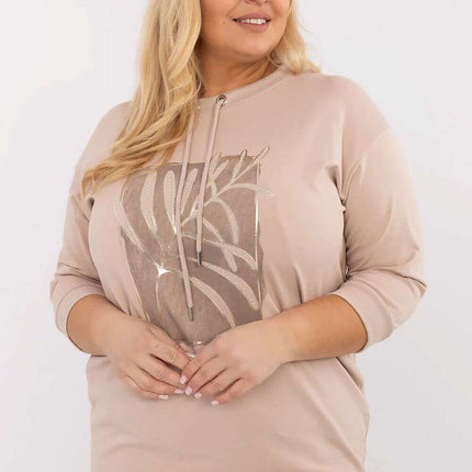 Plus size blouse model 212689