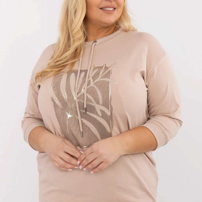 Plus size blouse model 212689