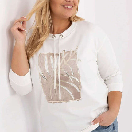 Plus size blouse model 212689