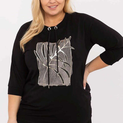Plus size blouse model 212689