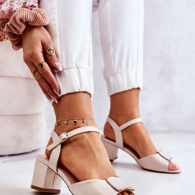 Heel sandals model 212717