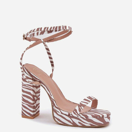 Heel sandals model 212818