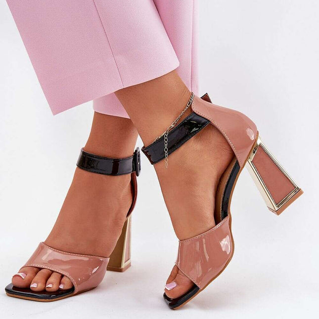Heel sandals model 212824