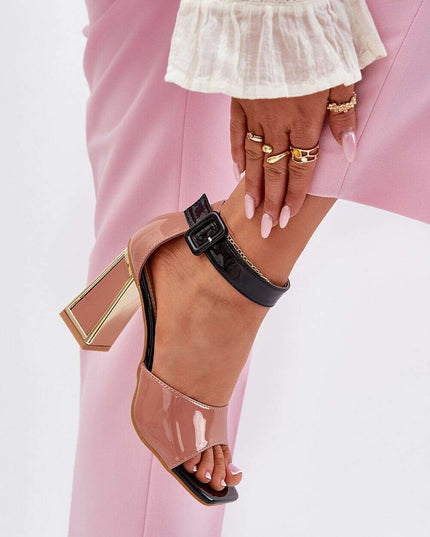 Heel sandals model 212824