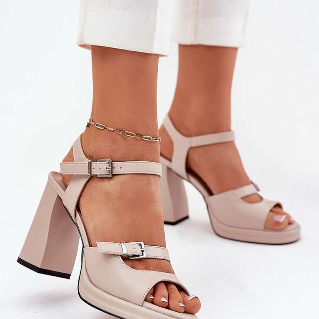 Heel sandals model 212826