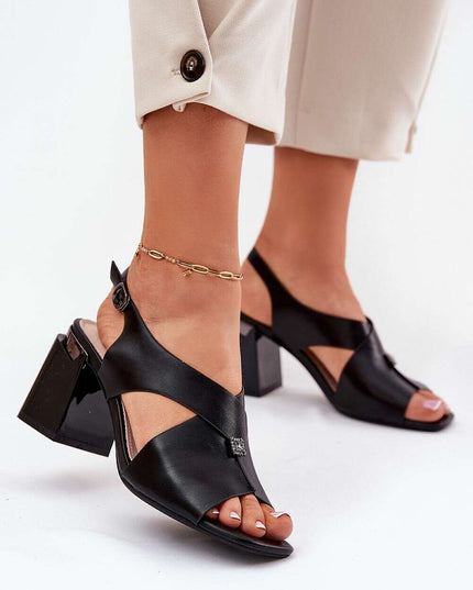 Heel sandals model 212828