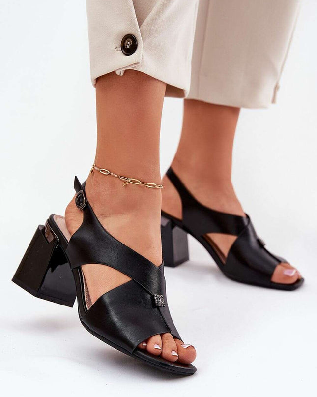 Heel sandals model 212828