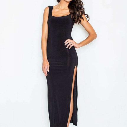 Glamorous Thigh-Slit Evening Dress: FIGL's Elegant Gown for Special Celebrations