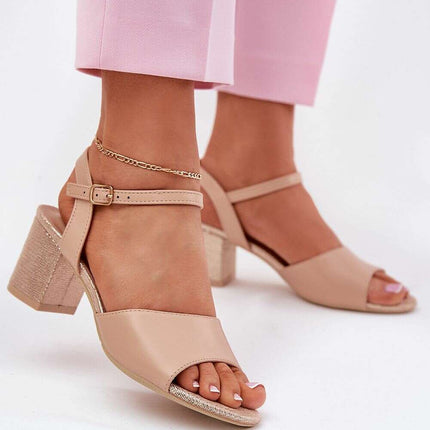 Heel sandals model 213011