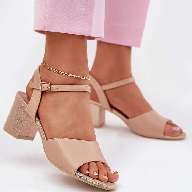 Heel sandals model 213011