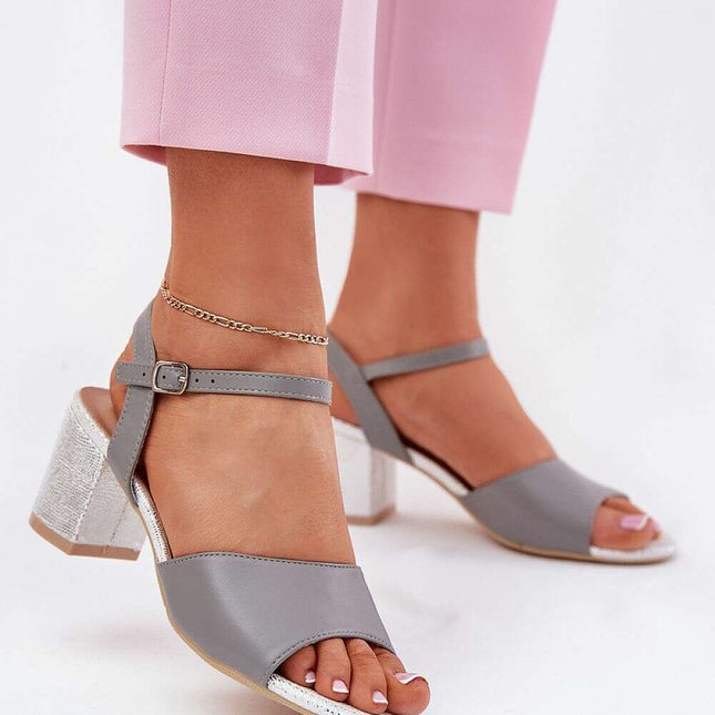 Heel sandals model 213012