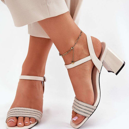 Heel sandals model 213018