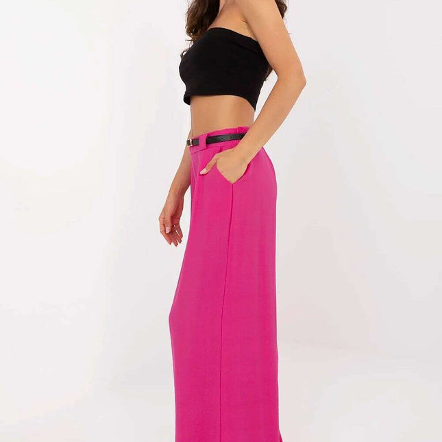 Women Palazzo Trousers Model 213061 Pink Lightweight