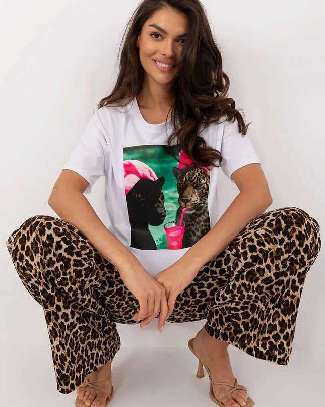 Set 213078 Womens Cotton Elastane Lounge Set Two Piece