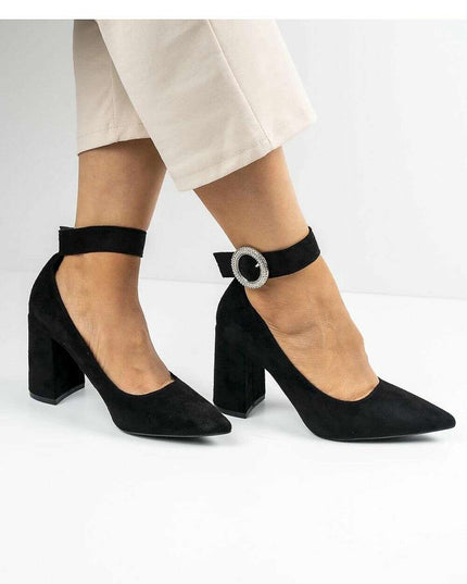 Block heel pumps model 213144
