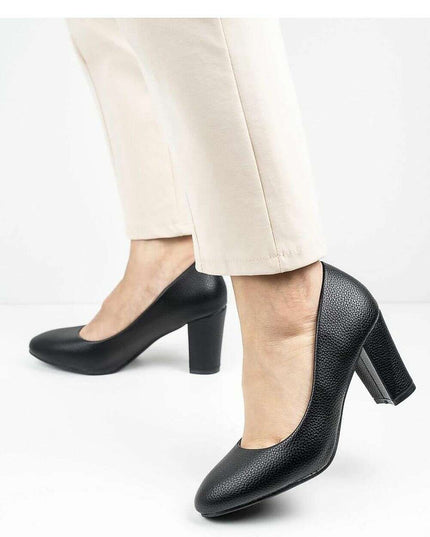 Block heel pumps model 213149