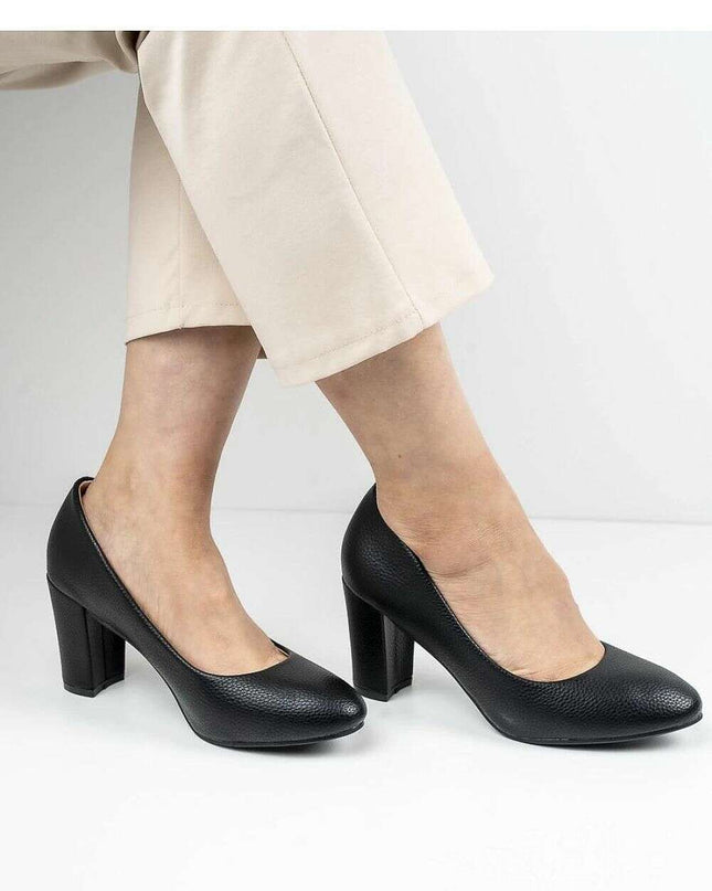 Block heel pumps model 213149