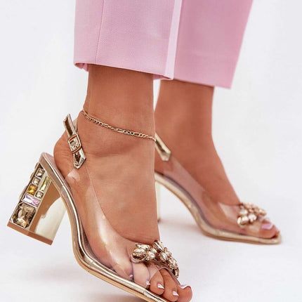 Heel sandals model 213182