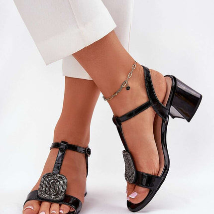 Heel sandals model 213183