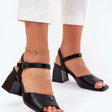 Heel sandals model 213185