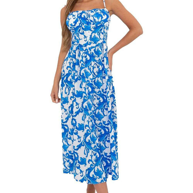 Blue Daydress Model 213299 Midi Dress For Everyday Wear