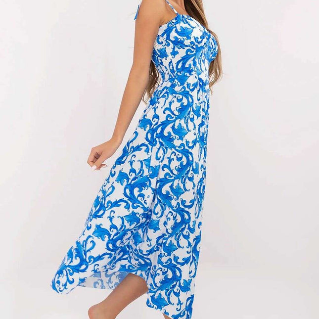 Blue Daydress Model 213299 Midi Dress For Everyday Wear