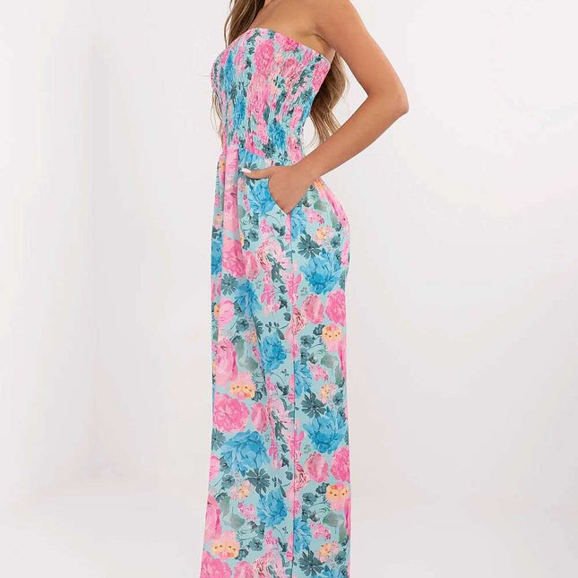 Suit Model 213304 Multicolor Floral Jumpsuit Viscose