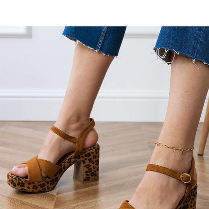 Heel sandals model 213413