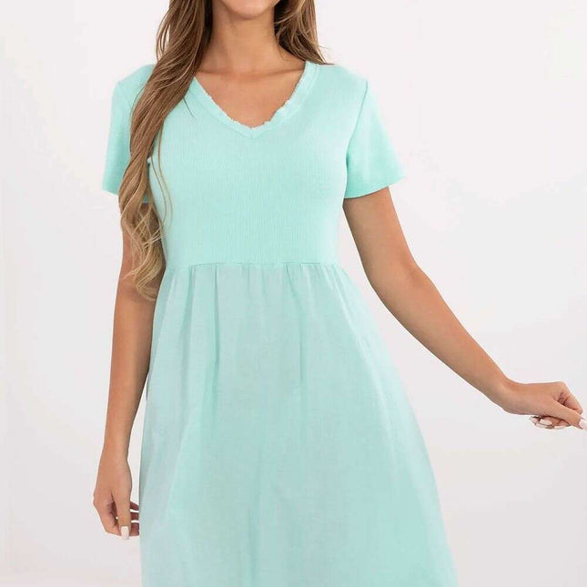Daydress 213790 Flared Summer Dress Cotton Elastane Blend