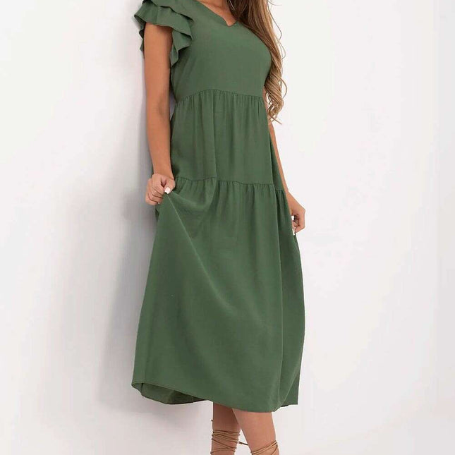 Daydress 213806 Flared Summer Dress Breathable Viscose