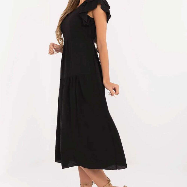 Daydress 213809 Midi Flared Lightweight Viscose Dress