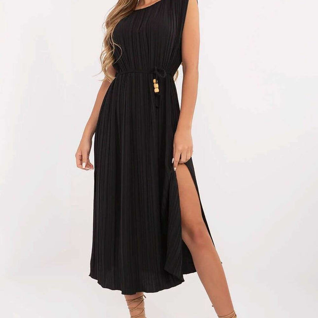 Daydress 213813 Sleeveless Pleated Midi Summer Dress